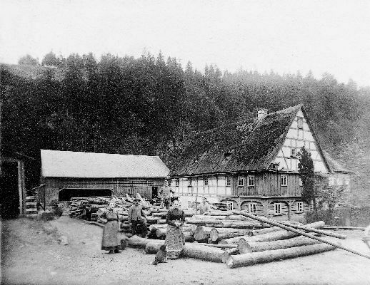 Die Ulbersdorfer Mühle im Sebnitztal